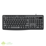 Redragon BK-7366 Full-size Ergonomic Wired Membrane Office Keyboard - Black