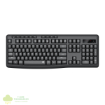 Redragon BK-7367 Full-size Ergonomic Wireless Membrane Office Keyboard - Black