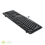 Redragon BK-7367 Full-size Ergonomic Wireless Membrane Office Keyboard - Black - Image 4