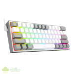 Redragon K617 FIZZ 60% Wired RGB Gaming Keyboard - White/Grey - Image 3