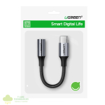 UGREEN AV161 USB Type-C to 3.5mm 10cm Adapter - Image 5