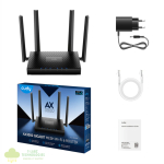 Cudy AX3000 5-Port Gigabit Dual-Band Wi-Fi 6 Mesh Router – Black - Image 6