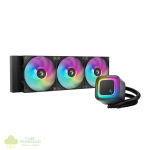 DeepCool LE360 V2 ARGB 360mm AIO Liquid Cooler - Black - Image 2