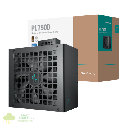 DeepCool PL750D 750W 80PLUS Bronze ATX3.1 Non-Modular Power Supply