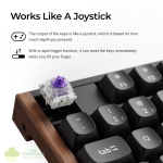 Keychron K10 HE 100% Wireless Magnetic Gaming Keyboard Nebula Switches – Black - Image 4