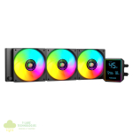 PCBuilder BLIZZARD FREEZE 360mm AIO ARGB Liquid CPU Cooler - Black