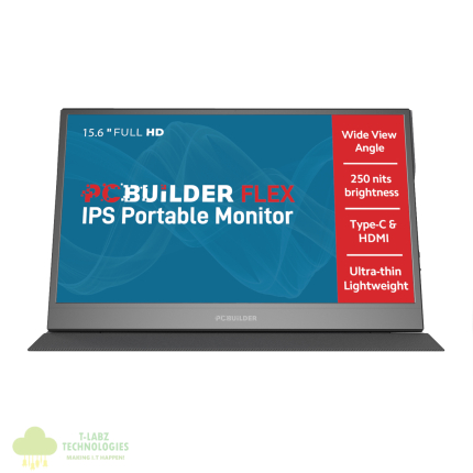 PCBuilder FLEX 15.6" Full HD IPS Portable Monitor