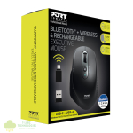 Port Connect Bluetooth Wireless and Rechargeable Executive Mouse - Black - Image 5