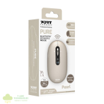 Port Connect PURE MAC Rechargeable Wireless and Bluetooth Mouse - Pearl - Image 5