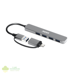 Port Connect USB Type-C to 4-port USB-A 3.0 Hub - Image 3
