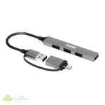Port Connect USB Type-C to 4-port USB-A 3.0/2.0 Hub - Image 2