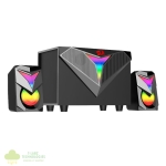 REDRAGON 2.1 Satellite Speaker TOCCATA RGB 11W Gaming Speaker - Black - Image 2