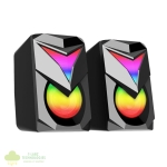 REDRAGON 2.1 Satellite Speaker TOCCATA RGB 11W Gaming Speaker - Black - Image 4