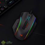 REDRAGON PERDICTION 4 12400DPI RGB MMO Ergo Gaming Mouse - Black - Image 7