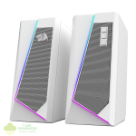 Redragon GS20W ANVIL 3W 2.0 RGB Stereo Desktop PC Speakers - White