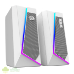 Redragon GS20W ANVIL 3W 2.0 RGB Stereo Desktop PC Speakers - White - Image 3