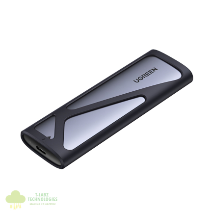 UGREEN CM400-90264 M.2 NVME/SATA SSD Enclosure (10Gbps) - Silver