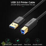UGREEN US210 USB-A Printer Cable 2M - Black - Image 4
