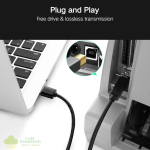 UGREEN US210 USB-A Printer Cable 2M - Black - Image 5
