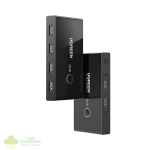 UGREEN USB 3.0 4-Port Switch Box, with 1.5m USB Cables
