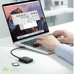 UGREEN USB 3.0 Dual Slot Card Reader for SD/TF Cards – 5Gbps Data Transfer - Image 4