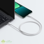 Xiaomi 3A Braided USB Type-C to USB Type-C Cable 1M - White - Image 5