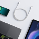 Xiaomi 3A Braided USB Type-C to USB Type-C Cable 1M - White - Image 6