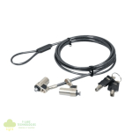 Port Security Cable Twin Head Keyed