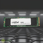 Crucial E100 480GB PCIe Gen4 2280 NVMe M.2 SSD - Image 3