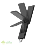 Cudy AX5400 Wi-Fi 6E USB 3.0 Tri-Band High-Gain Adapter-Black - Image 4