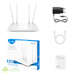 Cudy WR300S 300Mbps 5-Port Wi-Fi 4 Router – White - Image 6