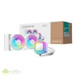 DeepCool LE240 V2 240mm ARGB AIO CPU Liquid Cooler - White