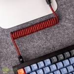 Keychron Coiled Aviator Cable - Red - Image 5