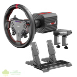 PXN VD4 Direct Drive Sim Racing Wheel – PD-HM Dual Pedal – Z8 Clamp Bundle