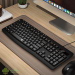 Redragon BK-7366 Full-size Ergonomic Wired Membrane Office Keyboard - Black - Image 5