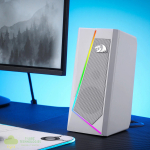 Redragon GS20W ANVIL 3W 2.0 RGB Stereo Desktop PC Speakers - White - Image 5