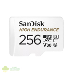 Sandisk High Endurance 256GB Class 10 MicroSDXC Card with Adapter