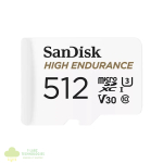 Sandisk High Endurance 512GB Class 10 MicroSDXC Card with Adapter