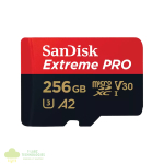 Sandisk Extreme Pro 256GB 4K Video MicroSDXC Card with Adapter