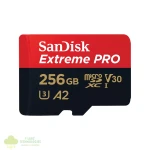 Sandisk Extreme Pro 256GB 4K Video MicroSDXC Card with Adapter