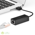UGREEN CR110 Ethernet Adapter | USB 2.0 to RJ45 - Black - Image 3