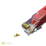 UGREEN RJ45 CAT6 1m LAN Network Cable – (1Gbps, 250MHz) – Red - Image 3
