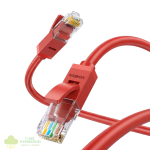 UGREEN RJ45 CAT6 Ethernet 0.5m LAN Network Cable -Red (1Gbps, 250MHz) - Image 3