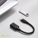 UGREEN Type-C to USB-A Adapter (Male to Female, 15cm)– Black - Image 3