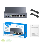 Cudy 4 Port Gigabit PoE 1x PoE Input 60W Switch - Image 2