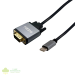 Gizzu Full HD Type-C to VGA Cable (1.8m) - Black - Image 2