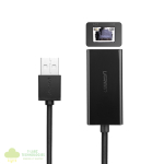 UGREEN CR110 Ethernet Adapter | USB 2.0 to RJ45 - Black - Image 2