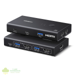UGreen HDMI 2.0 KVM Switch 2-In-1 Out - Image 2