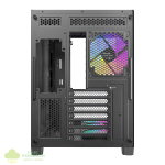 Antec C5 CURVED ARGB ATX | Micro-ATX | ITX ARGB Dual Chamber Mid-Tower Gaming Chassis - Black - Image 5