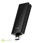 Cudy AX5400 Wi-Fi 6E USB 3.0 Tri-Band High-Gain Adapter-Black